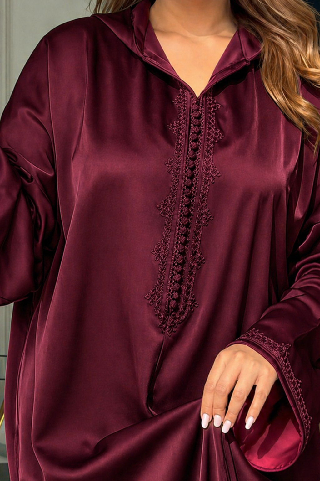 Djellaba Femme Brodée