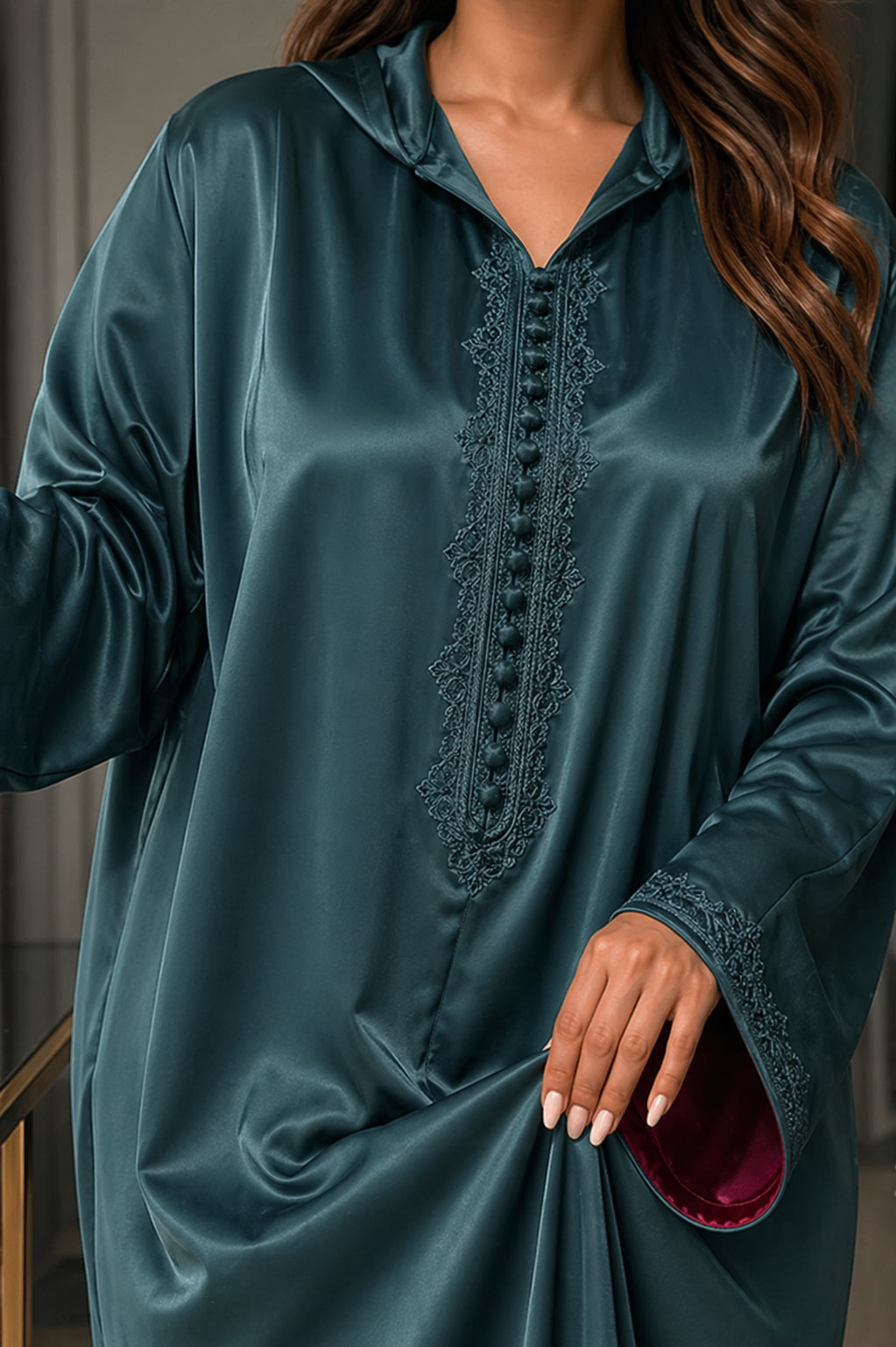 Djellaba Femme Brodée